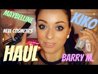 HAUL KIKO Neve Cosmetics Barry M & Maybelline