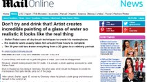 3D Drawing: Glass Of Water - Watched 200 Millions Times! | Thank you to all my fans!