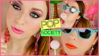 POP SOCIETY by NEVE COSMETICS | Swatches & Make-up