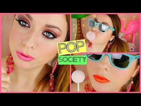 POP SOCIETY by NEVE COSMETICS | Swatches & Make-up