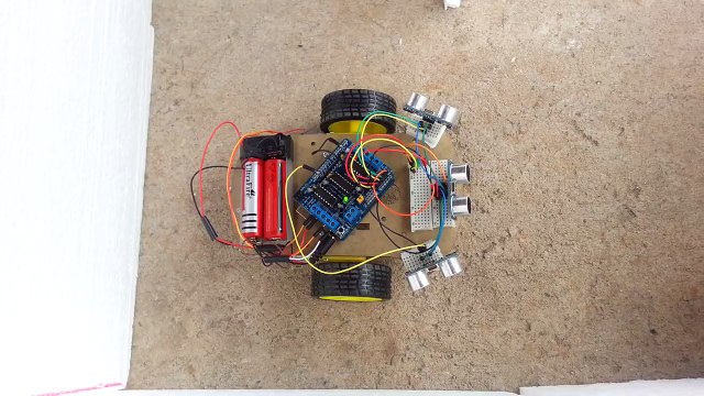 Autonomous Arduino Car Maze Solving with 3 Ultrasonic Sensors - Part 3