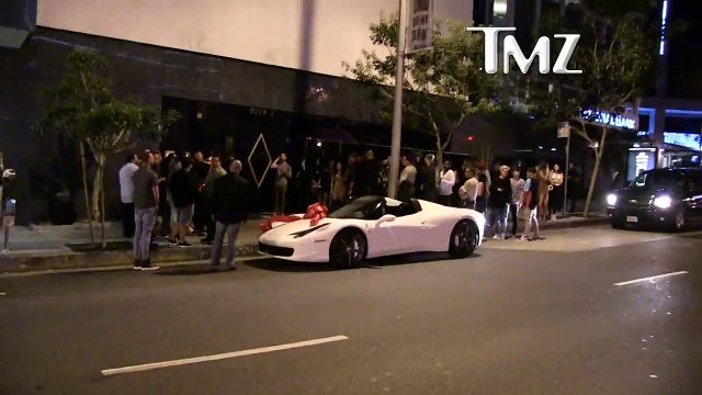 Kylie Jenner Gets a Sick Birthday Ferrari From Tyga