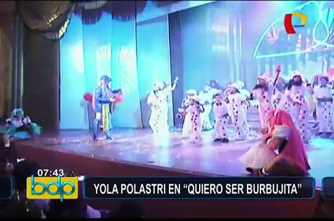 Animadora Yola Polastri en ‘Quiero ser burbujita’