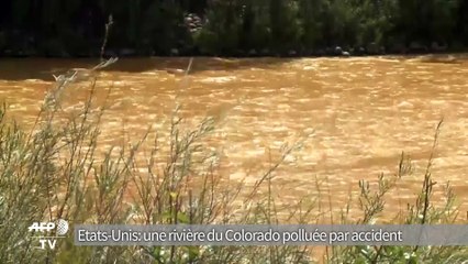 Aux États-Unis, une rivière polluée par l'agence de protection de l'environnement devient orange