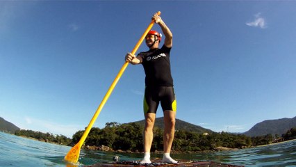 A bordo de uma barco reciclado  em Ubatuba, SP, Brasil