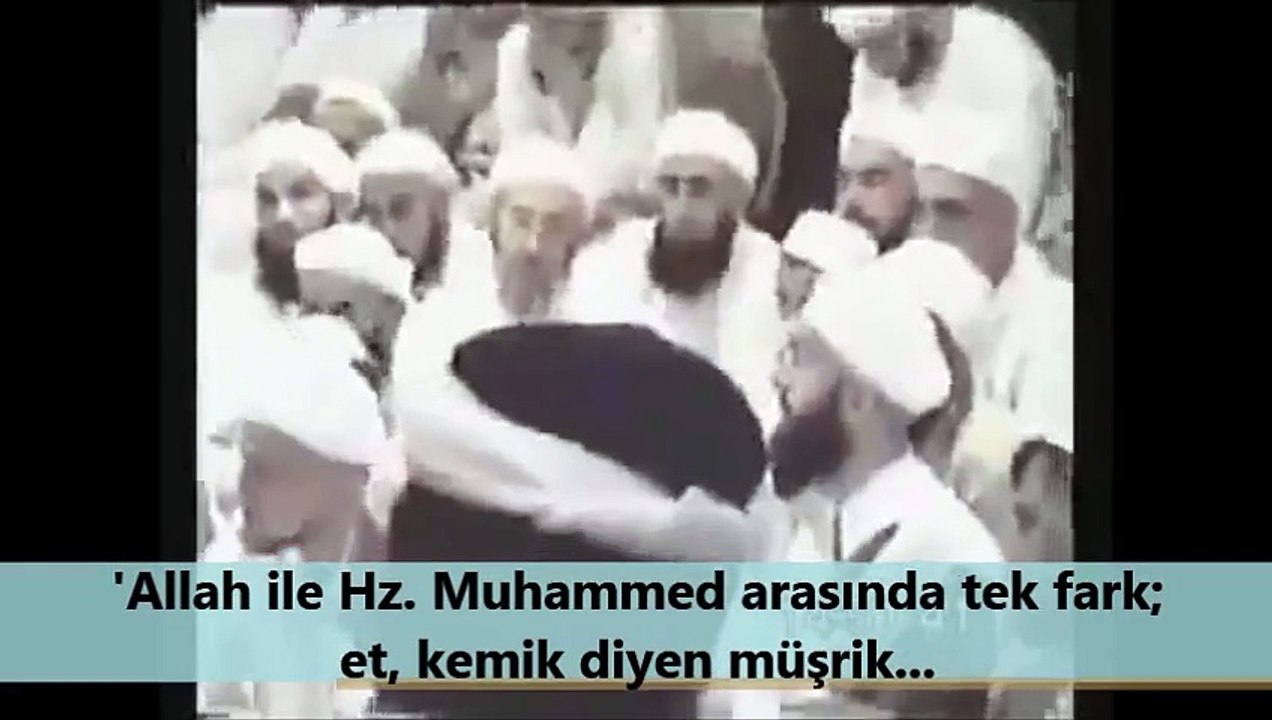 'Allah ile Hz. Muhammed arasında tek fark et, kemik diyen müşrik...