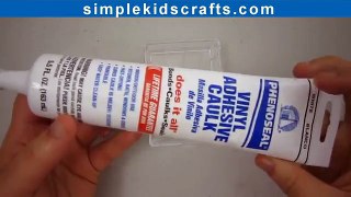 How to decorate a plastic box art and craft