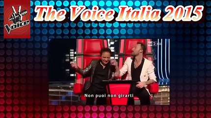 Angelo Bilanzuolo canta "Regina di cuori" The Voice of Italy 2015 prima puntata Blind Audition