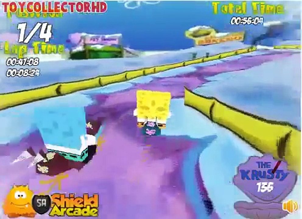 Spongebob Squarepants (2014) Racing 3D Cartoon Game For Children in English HD (#2)