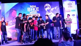 Aras Gibieza Freestyle Stunt Rider India Bike Week (IBW) on Tour - Mangalore 2016