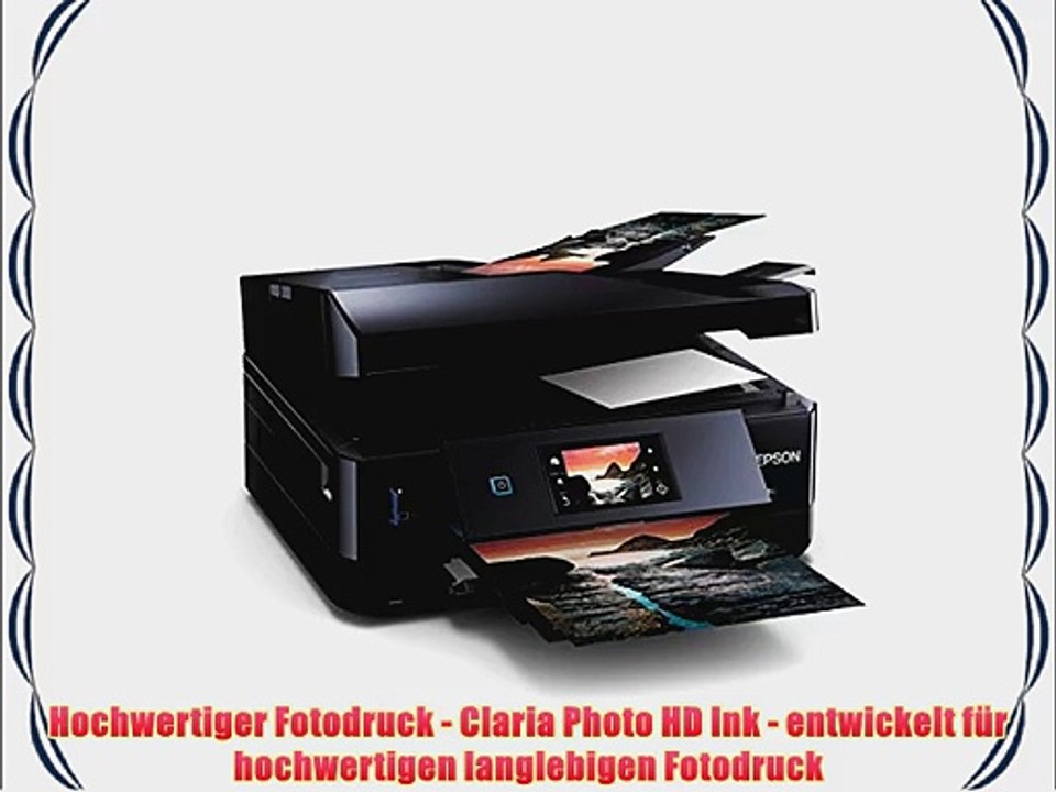 Epson Expression Photo XP-860 Tintenstrahl-Multifunktionsger?t (Drucken Scannen Kopieren und