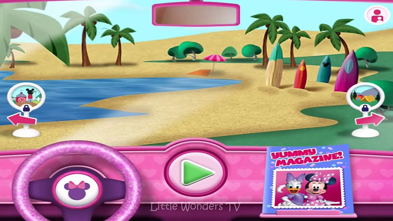 Minnie's Food Truck Part 1 - Minnie Mouse & Daisy Duck - iPad app demo for kids