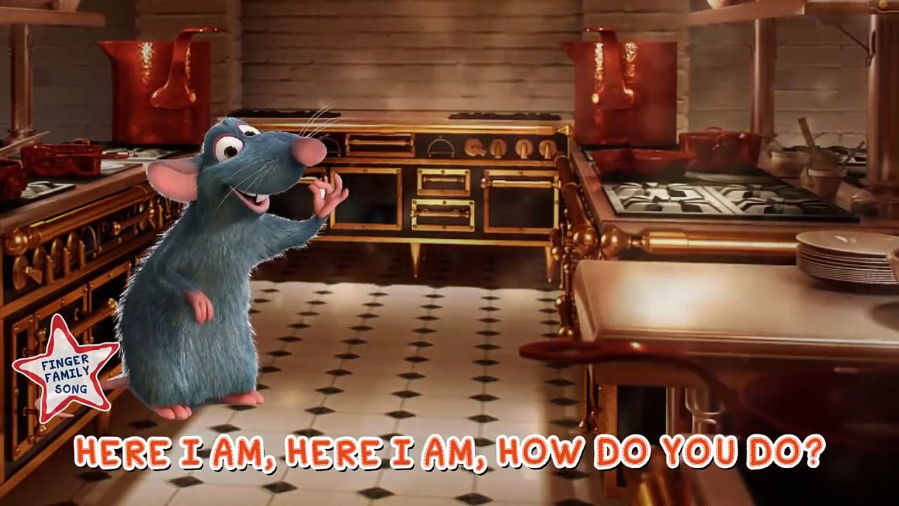 Disney Pixar Ratatouille Finger Family Songs - Daddy Finger Nursery Rhymes Collection