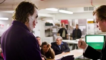 Christopher Nolan Talking About Heath Ledger - Joker - (BTS)