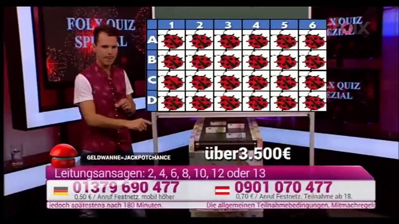 Folx Quiz: Geldband ohne Gewinner (13.05.2015)