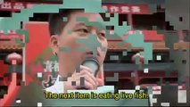 Speed Cooking fish Very cruel eating live animals