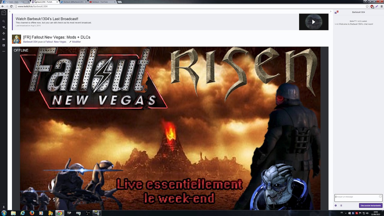 Fin de la chaîne - Twitch.TV