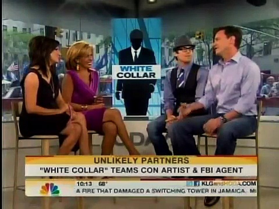 White Collar's Matt Bomer and Tim Dekay on the Today Show Interview 8/24/10