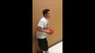 Basketballer Climbs Wall for Awesome Slam Dunk