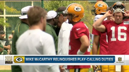 Why did McCarthy relinquish play-calling duties?