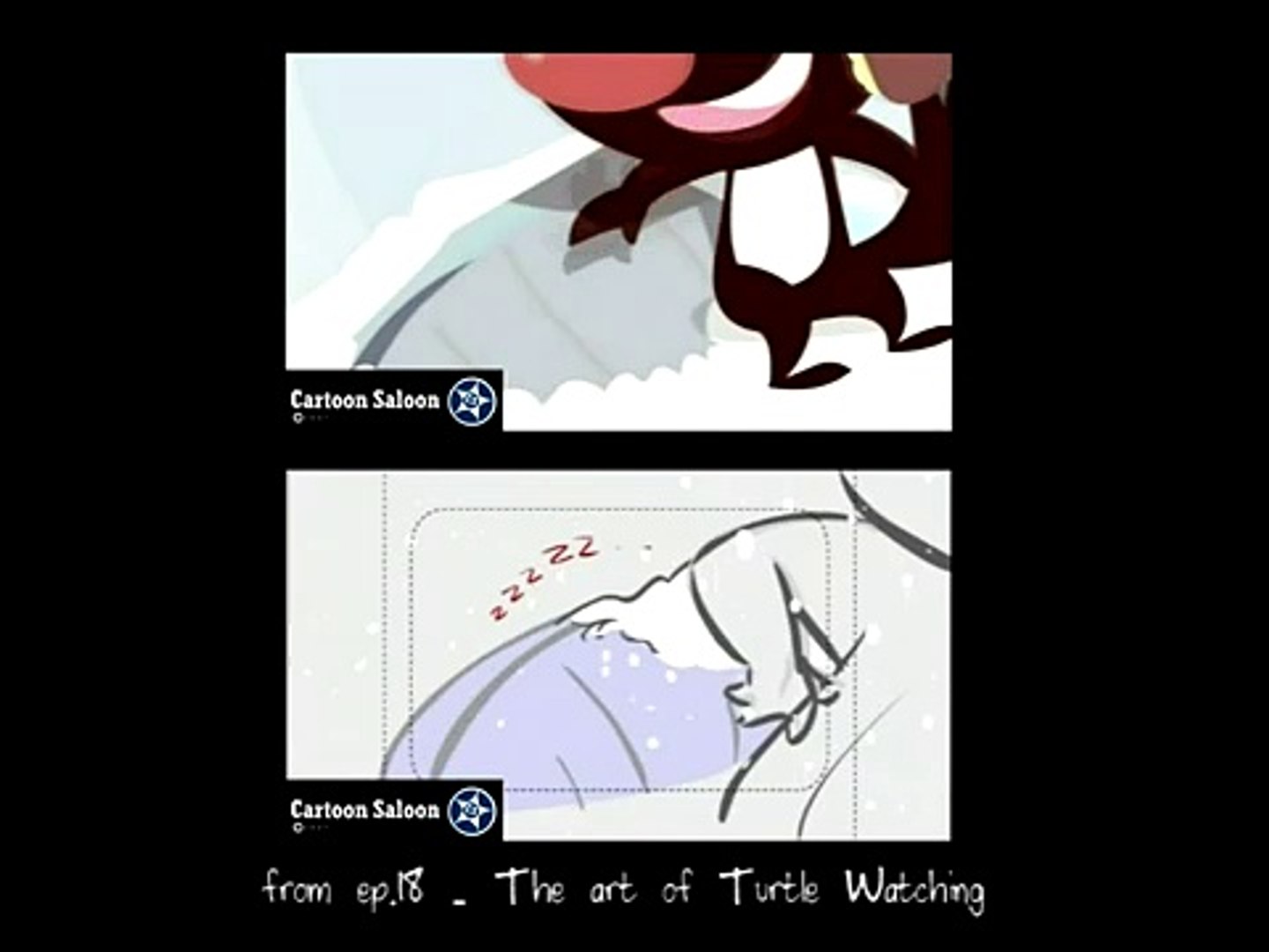 Skunk Fu, storyboard to screen comparison - A. Sorrentino