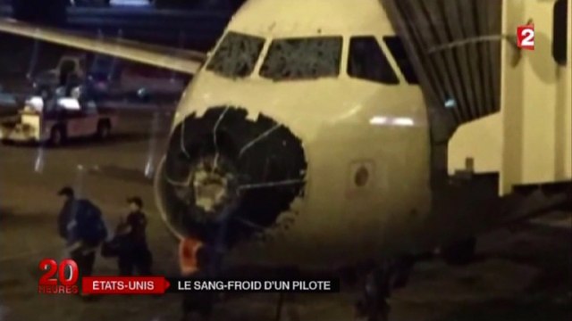 Un avion frappé par l'orage et la grêle ! - Zapping télé du 11 août 2015