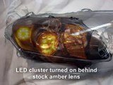 S2000 AP2 LED Clear Lens Headlights