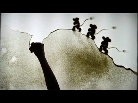 Sand animation. Classical music for children. Edvard Grieg - In the Hall of the Mountain King