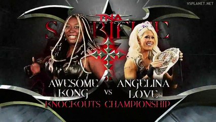 Awesome Kong vs Angelina Love, TNA Sacrifice 2009