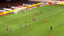 Impossible three yard open goal miss from Bokila