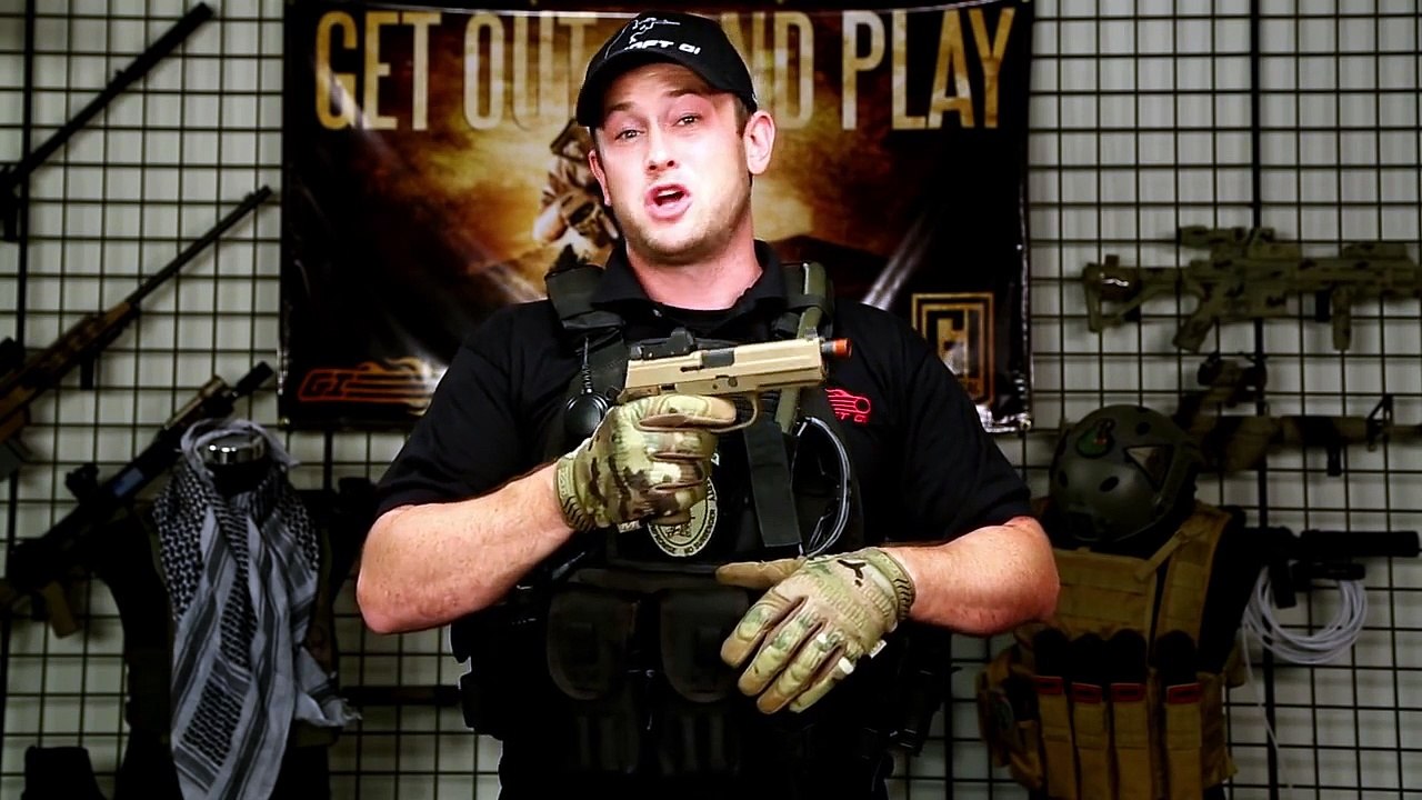 FNX-45 TACTICAL GBB Pistol SNEAK PEEK - Airsoft GI