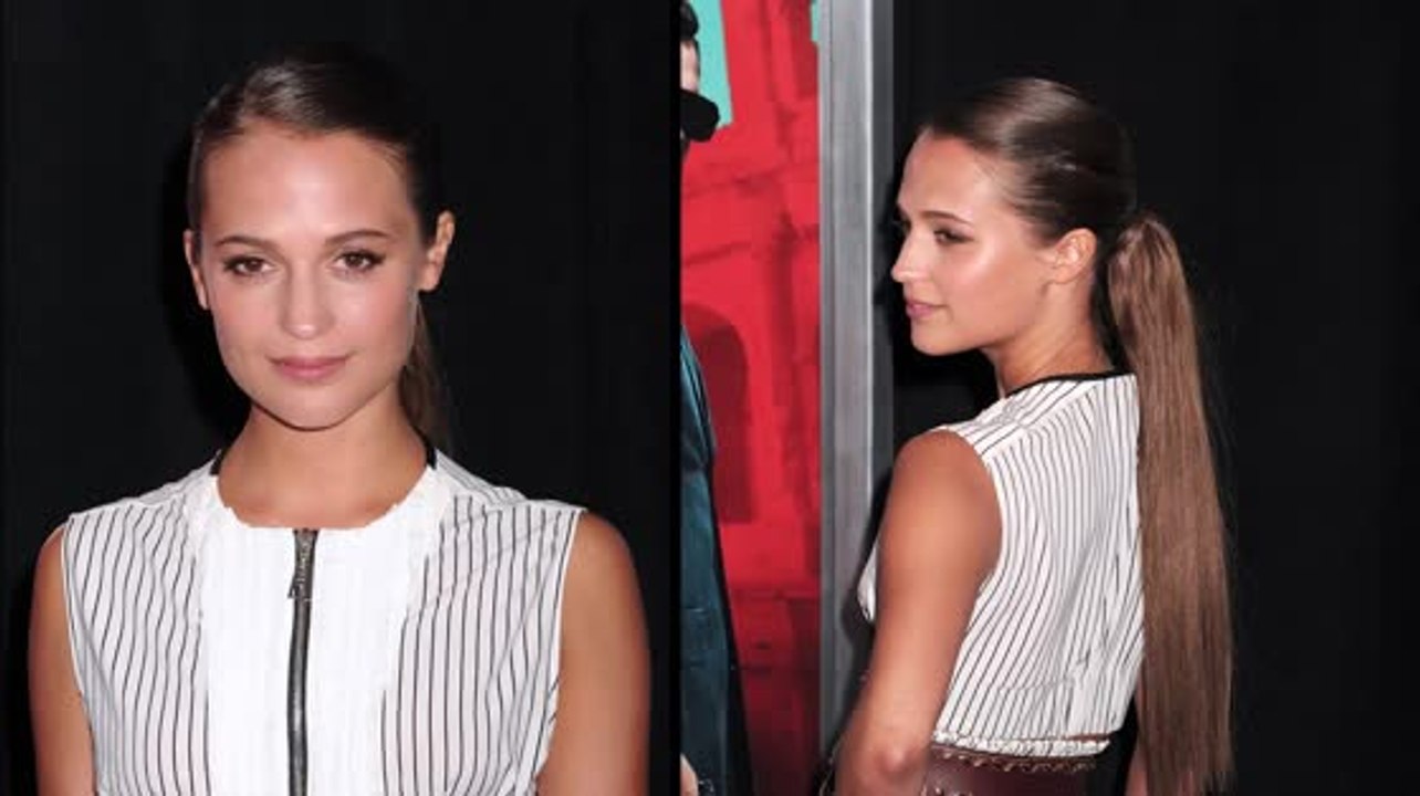 Alicia vikander glänzt bei der the man from u.n.c.l.e. premiere