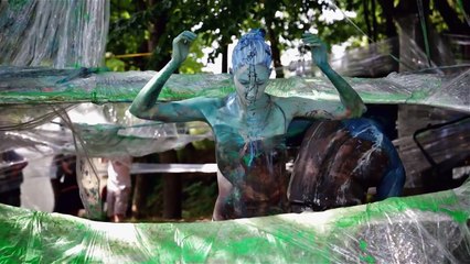 INSTALLATION by Art Color Ballet World Bodypainting Festival 2013