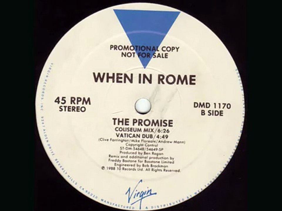 When In Rome- The Promise (Coliseum Mix)