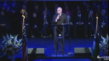 William Bratton Delivers Remarks at Slain NYPD Officer Rafael Ramos' Funeral - LoneWolf Sager (◑_◑)