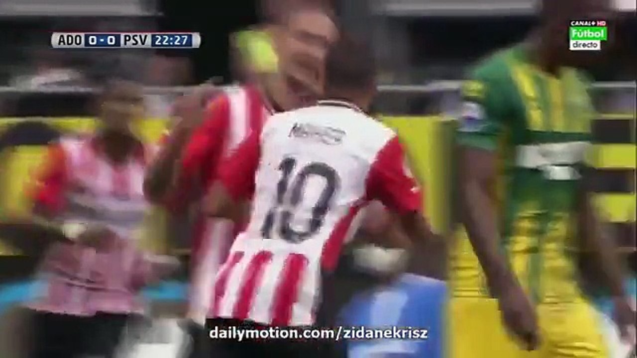 PSV Amazing goal from goalkeeper - ADO Den Haag 2-2 PSV Eindhoven All Goals and Highlights - Eredivisie 11082015