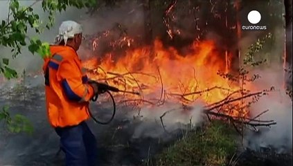 Ruslar orman yangını için seferber oldu