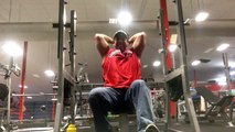 Triceps Training with Seated Overhead Dumbbell Tricep Exten