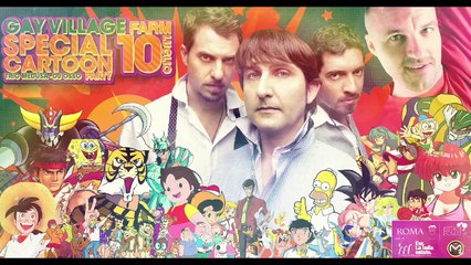 Dj Osso & Trio Medusa - Cartoon Party 2015@Gay Village (Roma)