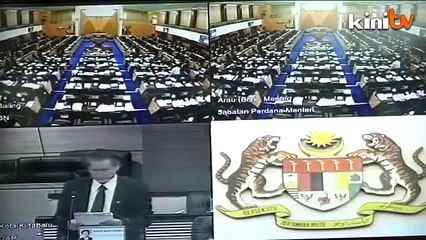 'Parti haram, wang haram' pula kecohkan Dewan Rakyat