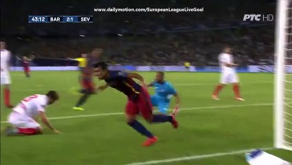 Rafinha Goal - Barcelona 3 - 1 Sevilla 11/08/2015 - UEFA Super Cup