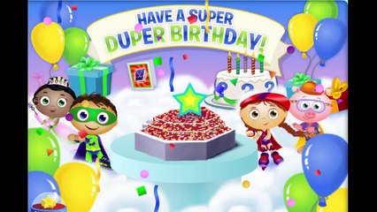 Super Why Cake Maker Birthday Party Cartoon Animation PBS Kids Game Play Walkthrough