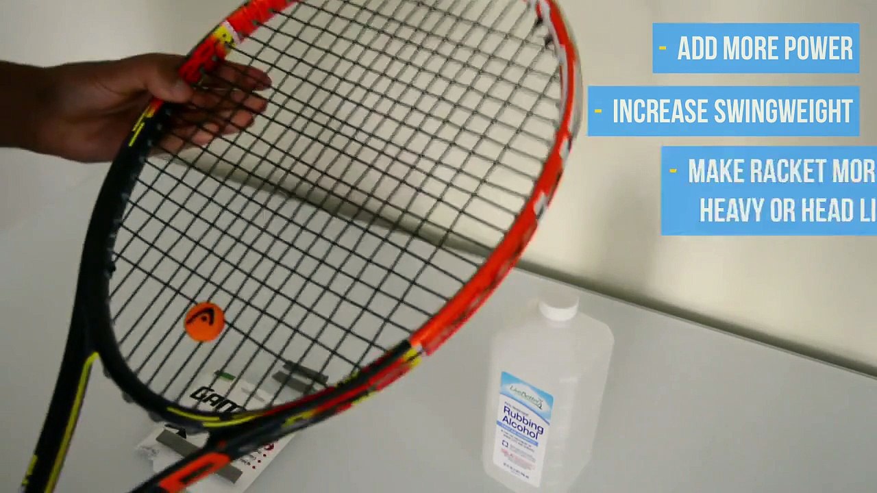 How to Add Weight/Lead Tape to Your Racket by Tennis Reviews