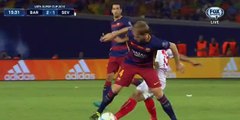 Lionel Messi Goal Barcelona 2 - 1 Sevilla Uefa Super Cup 11-8-2015