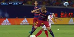 Lionel Messi Goal Barcelona 2 - 1 Sevilla Uefa Super Cup 11-8-2015