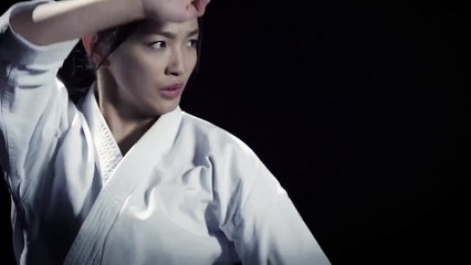 世界一の女性空手家 宇佐美里香出演 WebCM第1弾「ちゃぶ台を・・・」 Female Karate Rika Usami