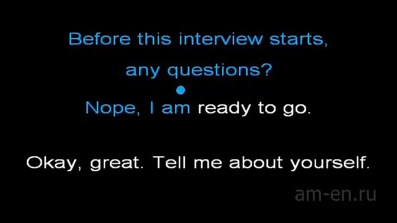 Jobs: The Job Interview (English conversation)