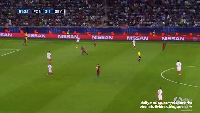 Luis Suárez 4:1 | Barcelona v. Sevilla - UEFA Super Cup 11.08.2015 HD