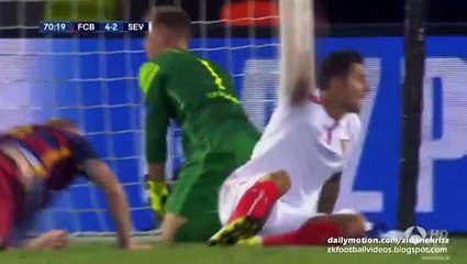 4-3 Kévin Gameiro Penalty-Kick _ Barcelona v. Sevilla - UEFA Super Cup 11.08.2015 HD