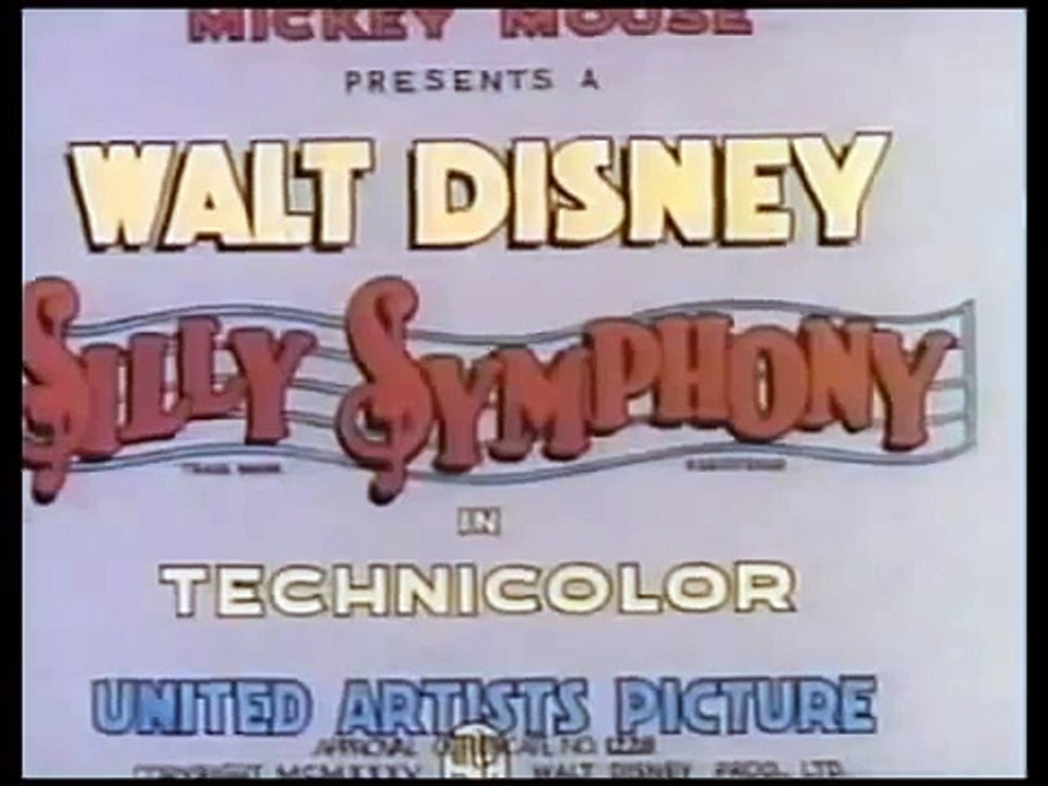 Trois Petits Orphelins 1935 Walt Disney Уолт Дисней